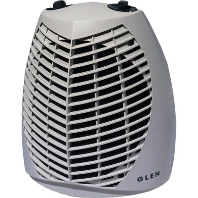 Glen GU2TS Fan Heater Upright 2kW in Light Grey Glen GU2TS Fan Heater Upright 2kW in Light Grey